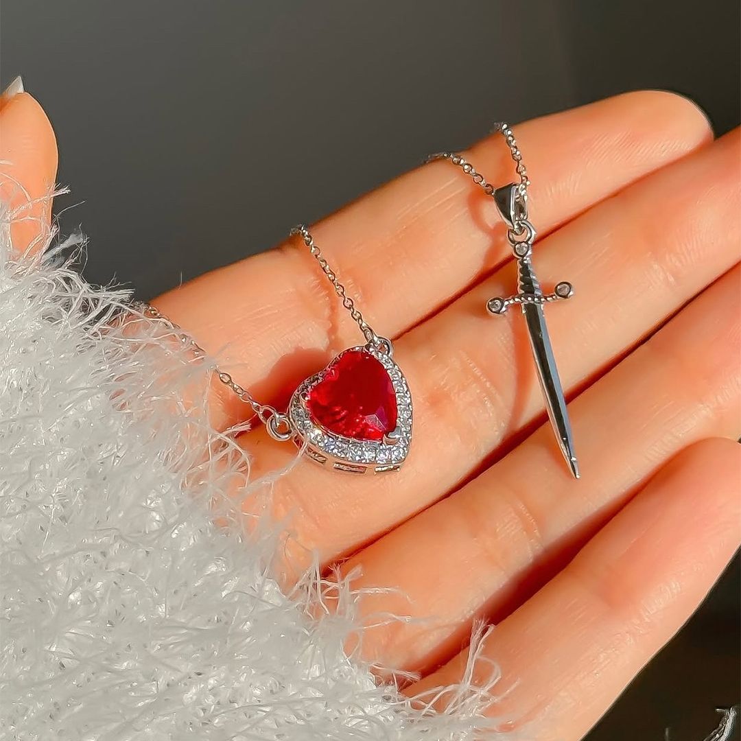 Couple Heart Sword Set - صورة 7
