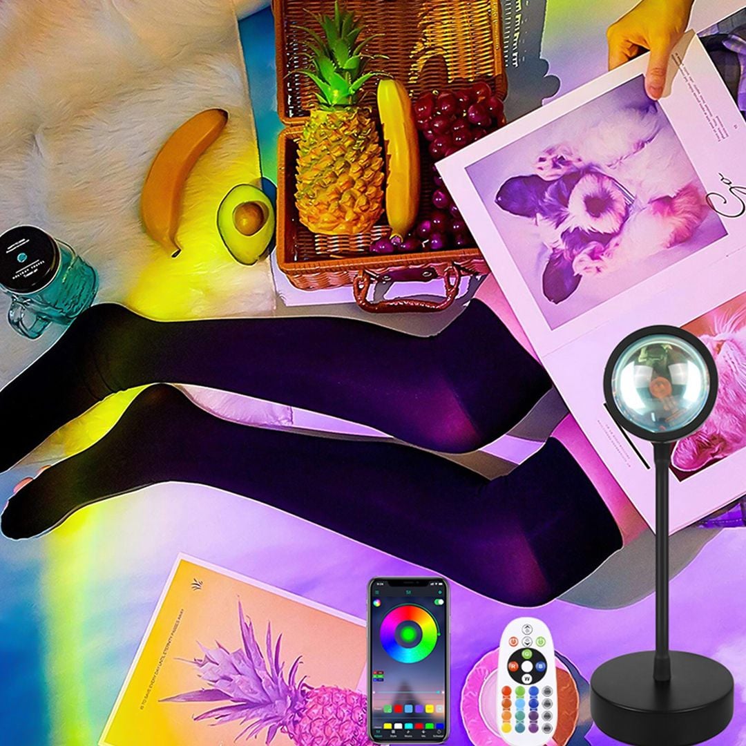 Smart Bluetooth Sunset Projection Lamp - 2