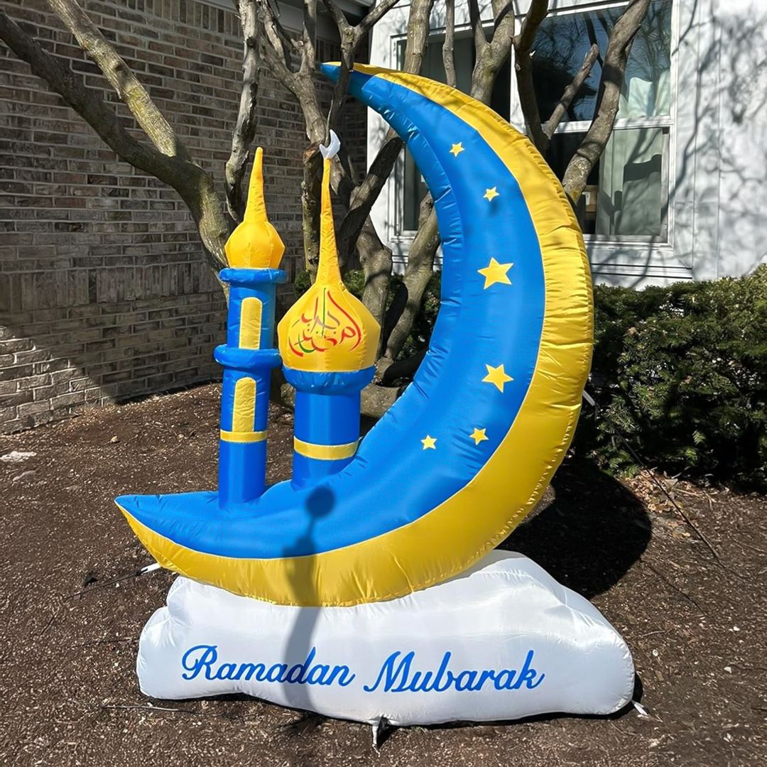 مُجسم هلال و مئذنة قابل للنفخ - 12