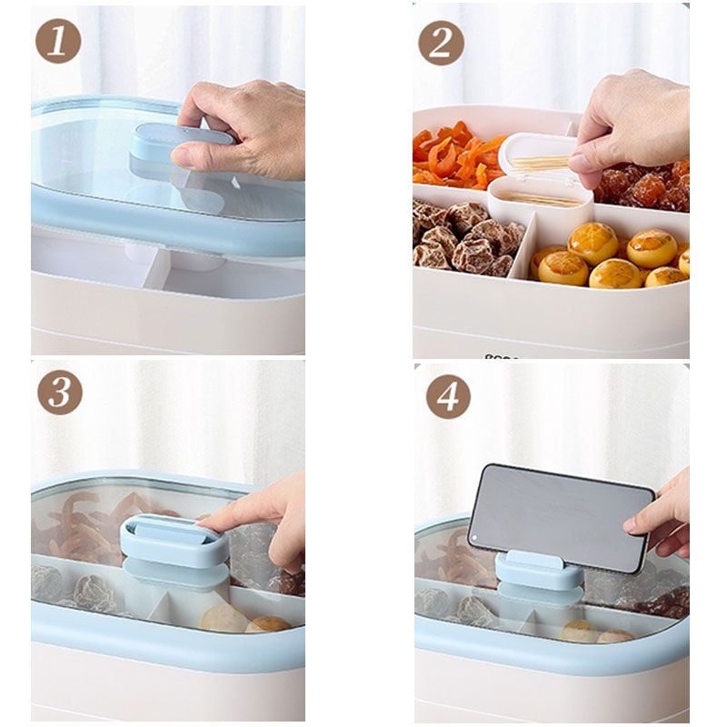 Divided Serving Tray with Lid product thumbnail 9