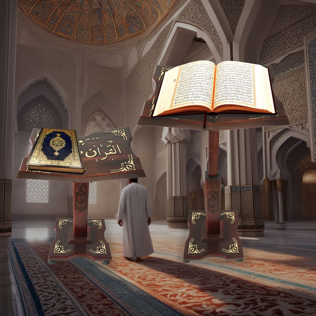 حامل القرآن الكريم بارتفاع قابل للتعديل - 9