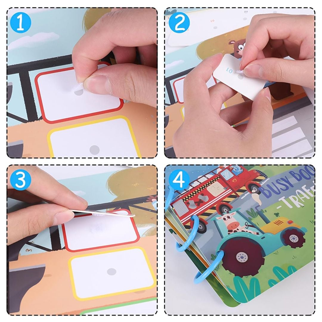 كتاب ملصقات السيارات التعليمي - 5