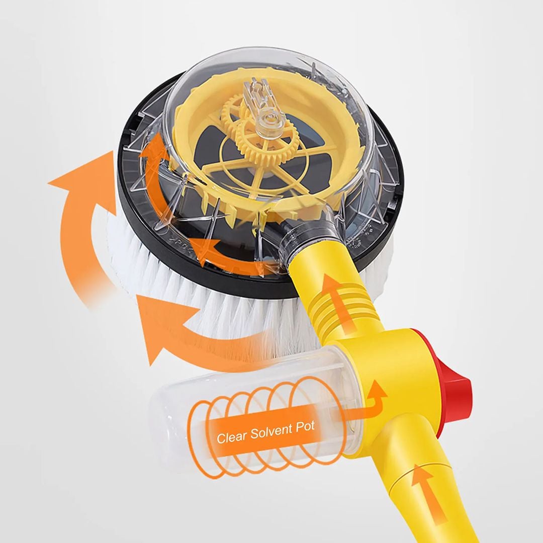 فرشاة غسيل السيارة الدوارة - 6