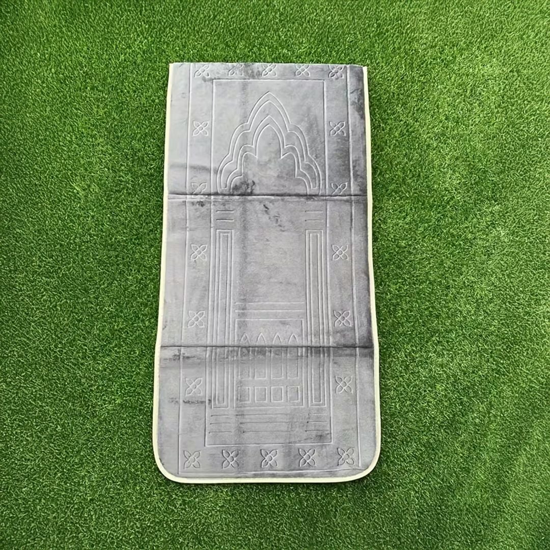 سجادة صلاة قابلة للطي مع مسند ظهر - 14