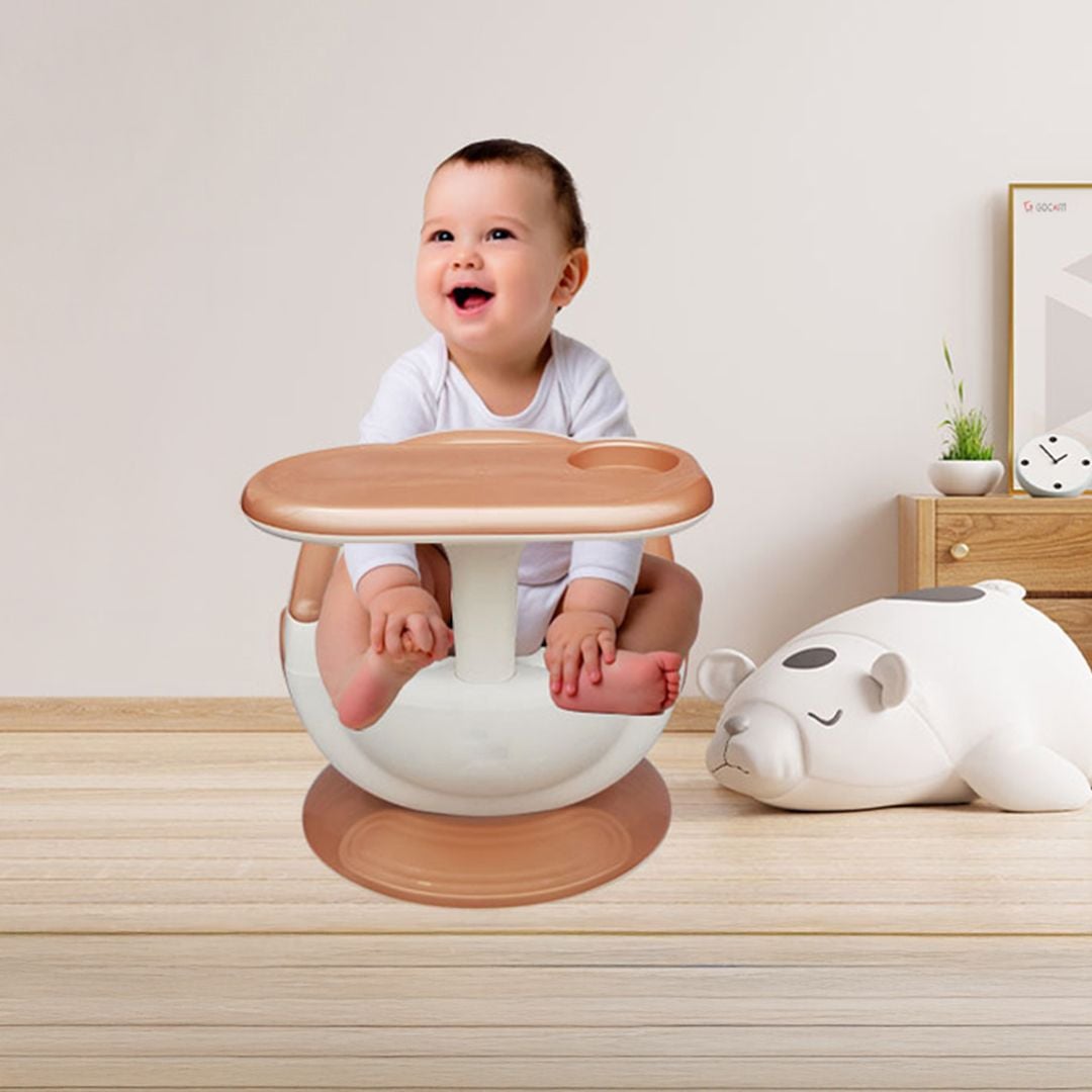 كرسي طعام للأطفال بقاعدة ثابتة - 3