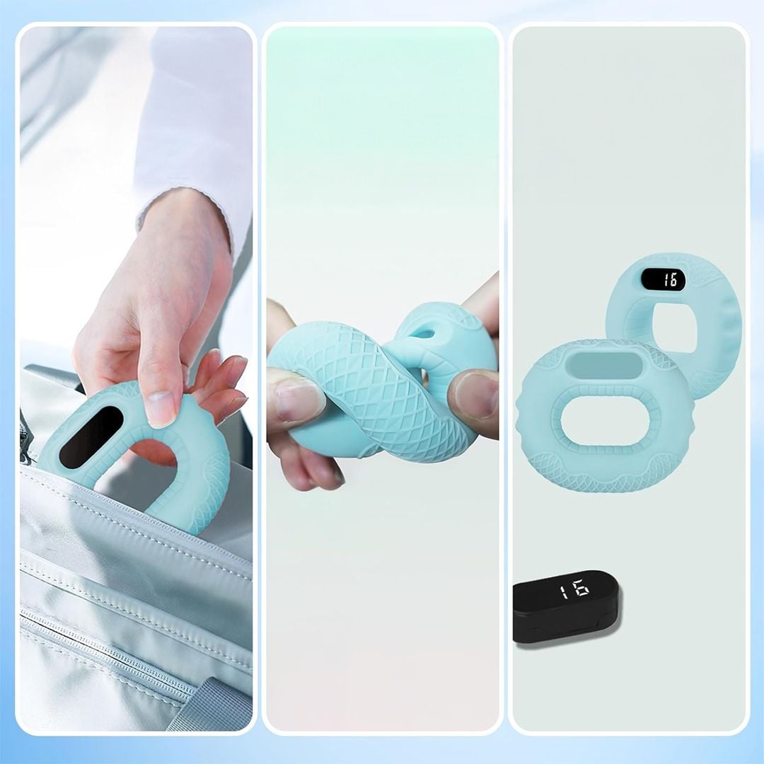 مقبض تمرين عضلات اليد بعداد رقمي - 7