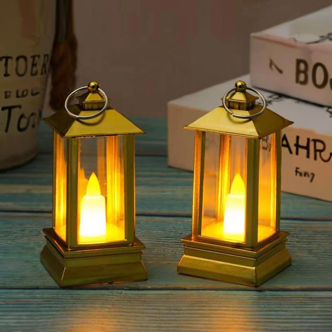 مجموعة فوانيس رمضان بإضاءة ليد - 19