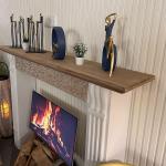 ديكور الموقد الخشبي بتصميم عصري - 6