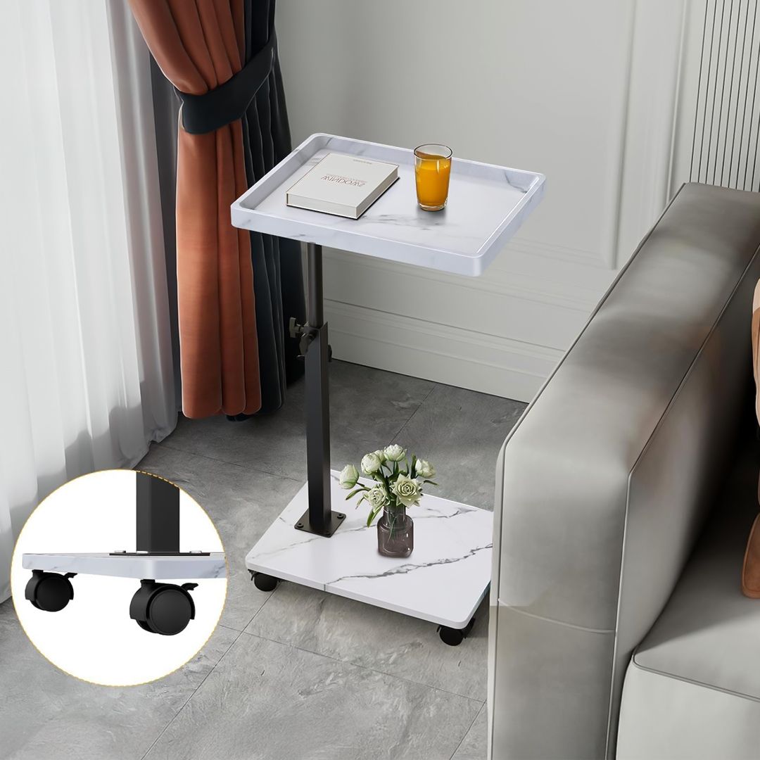 طاولة ضيافة جانبية متحركة بارتفاع مرن - 8