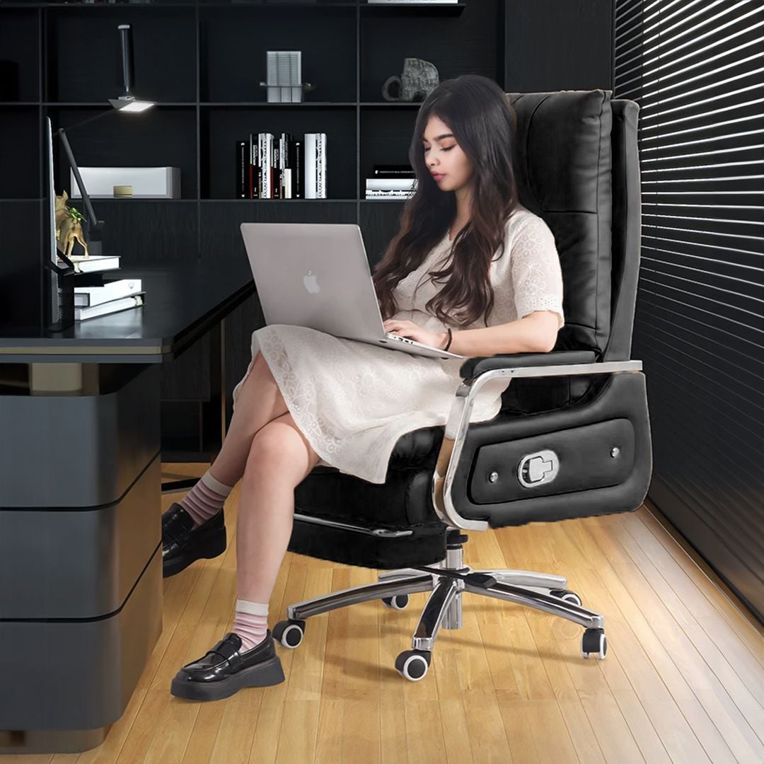 Leather Recliner Office Chair product thumbnail 2