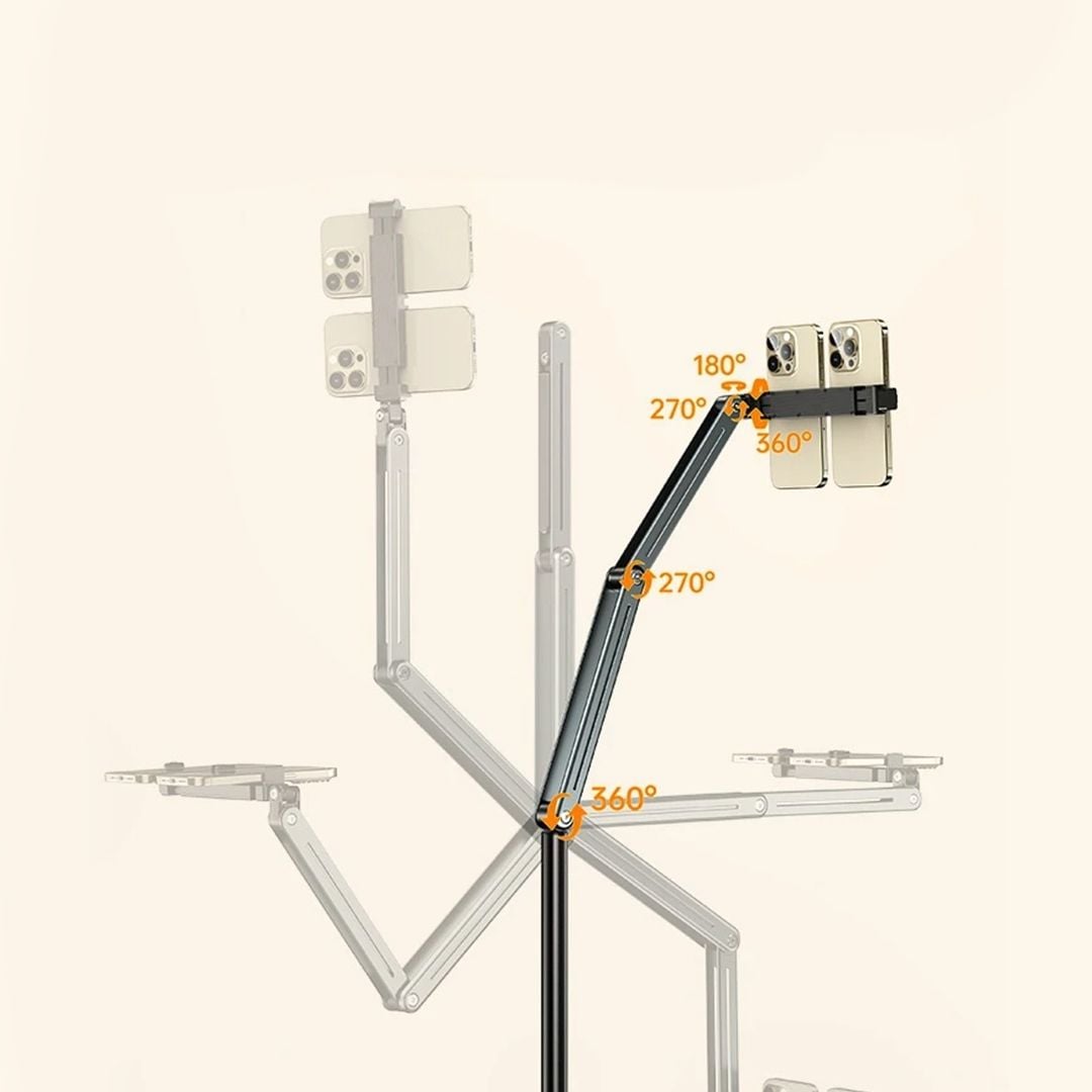 ستاند موبايل للتصوير بارتفاع قابل للتعديل - 3