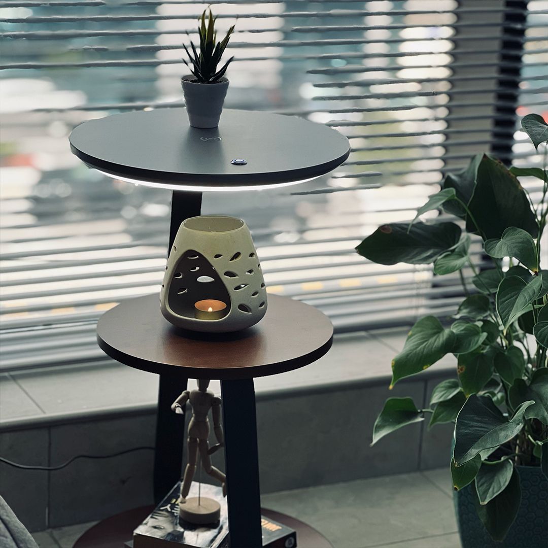 LED wooden table with fast Charging Technology product thumbnail 16