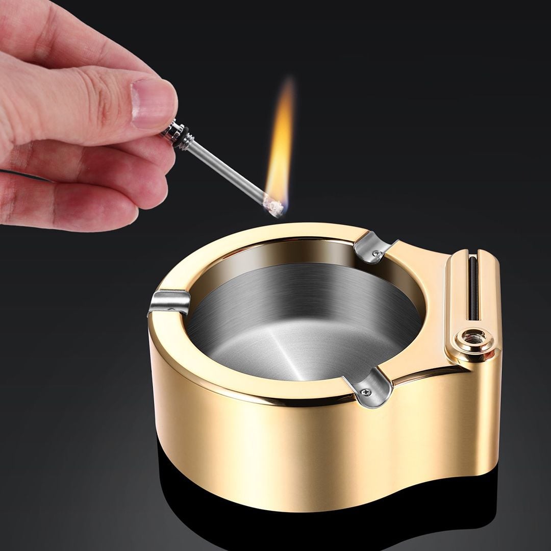 Portable Retro Metal Ashtray product thumbnail 2