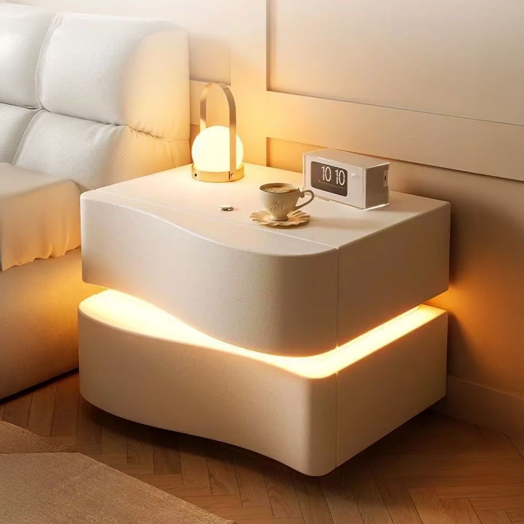 طاولة جانبية بإضاءة LED - 1