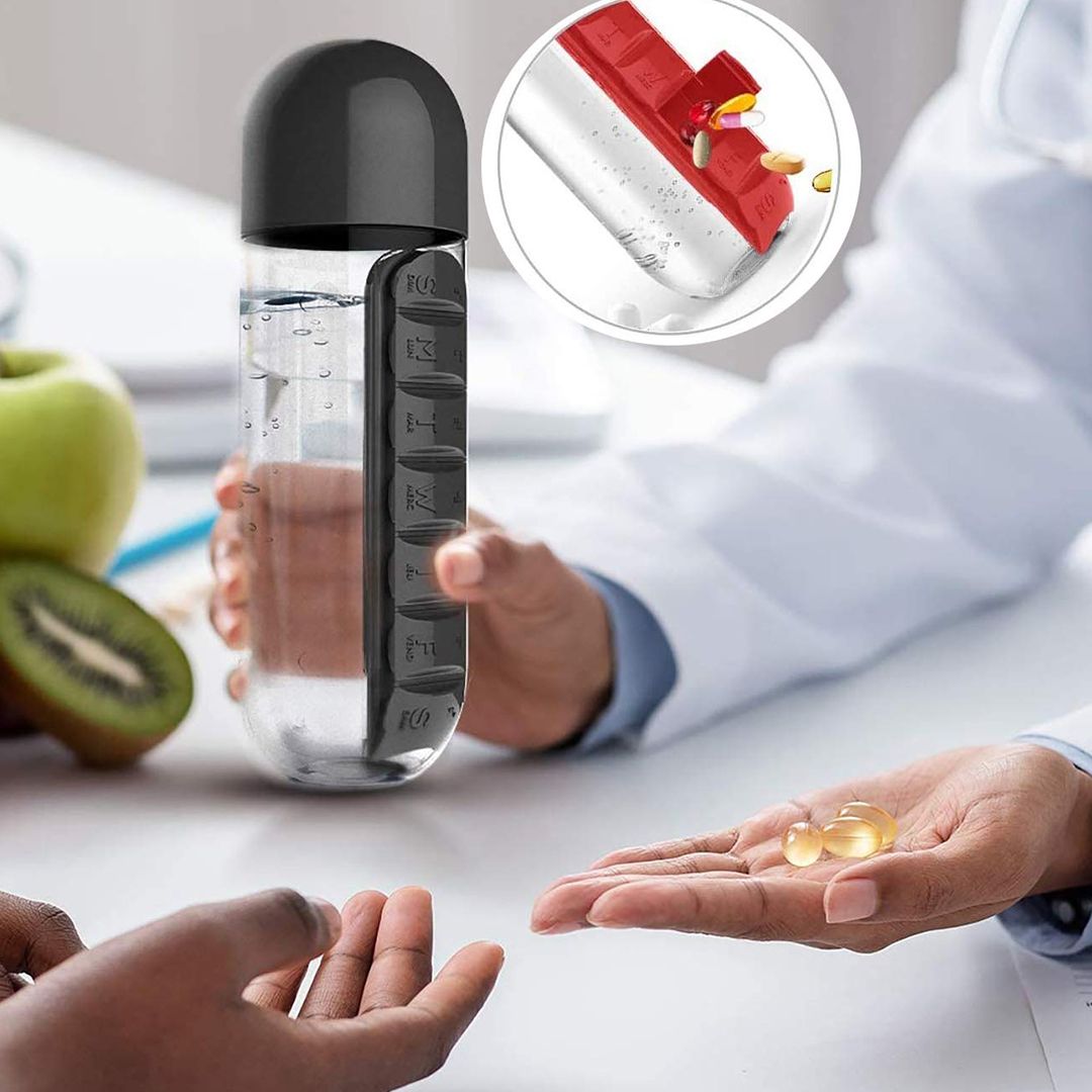 Water Bottle with Pill Holder product thumbnail 3