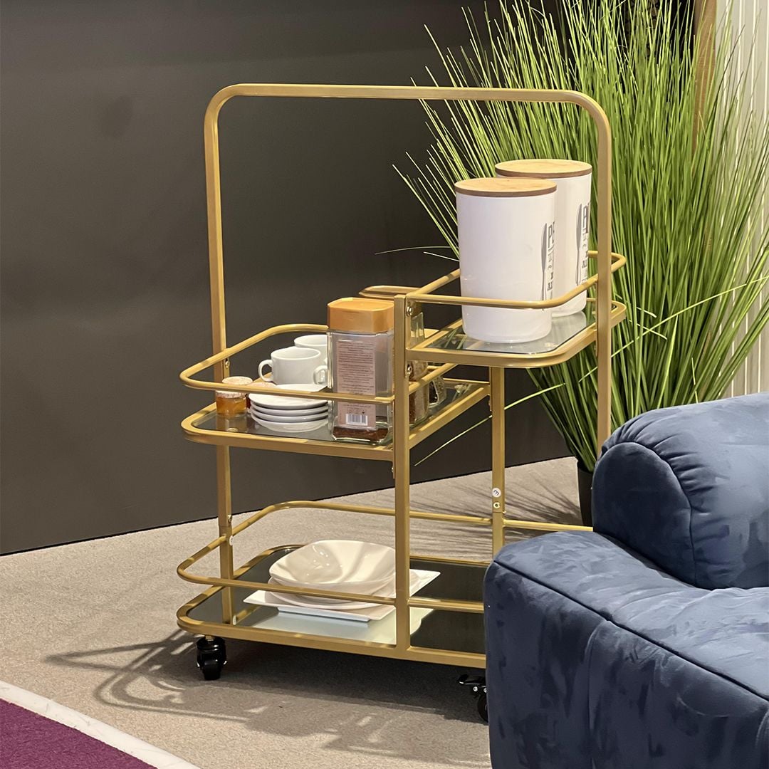 Metal hospitality trolley with wheels product thumbnail 19
