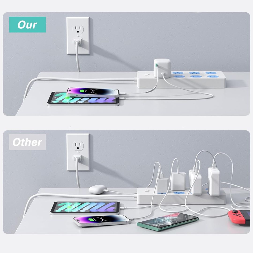 شاحن و باور بانك سريع 2 في 1 - 5