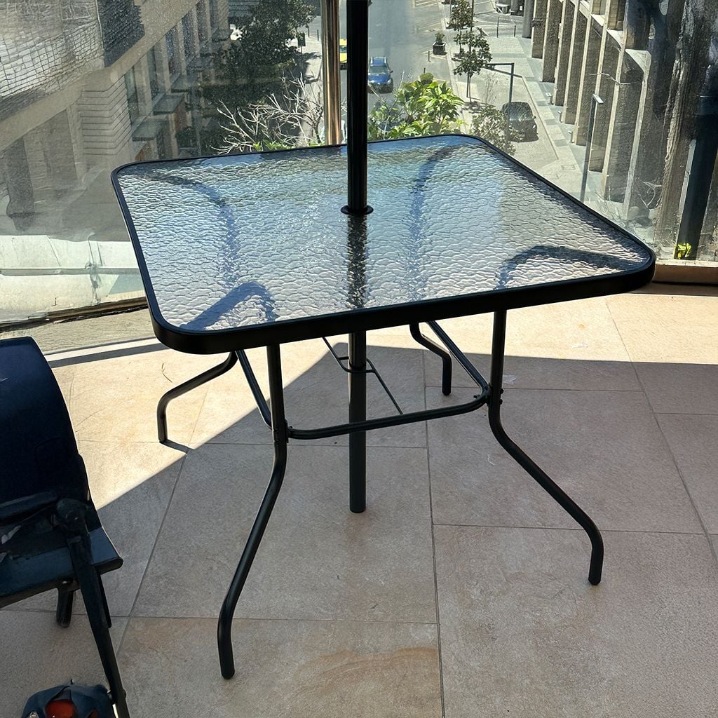 جلسة حديقة بأربعة كراسي ومظلة - 11