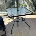 جلسة حديقة بأربعة كراسي ومظلة - 11