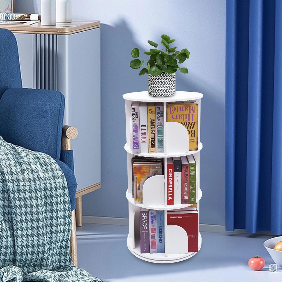 Wooden Library with Swivel Base- 3 Layers product thumbnail 11