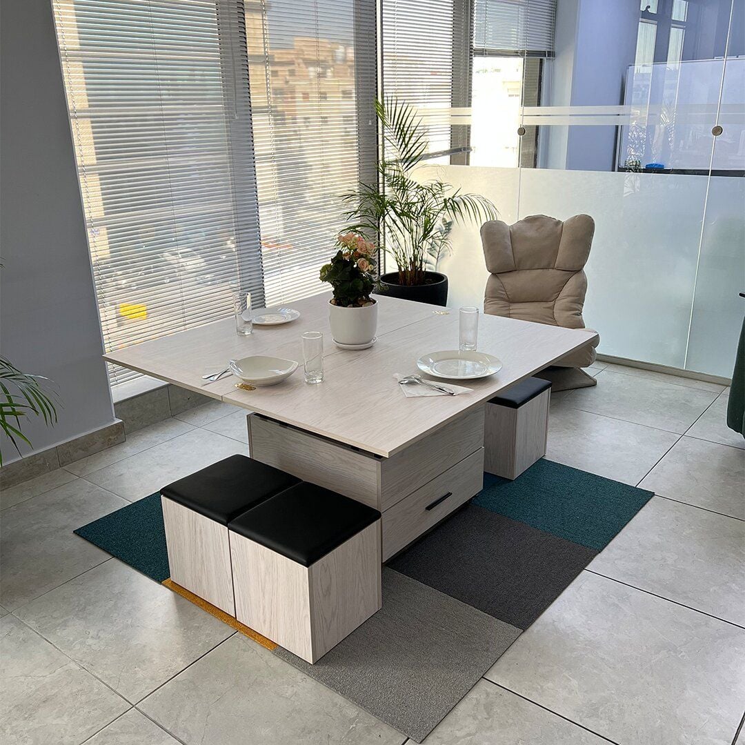 Hydraulic Center Table with Four Seats product thumbnail 14