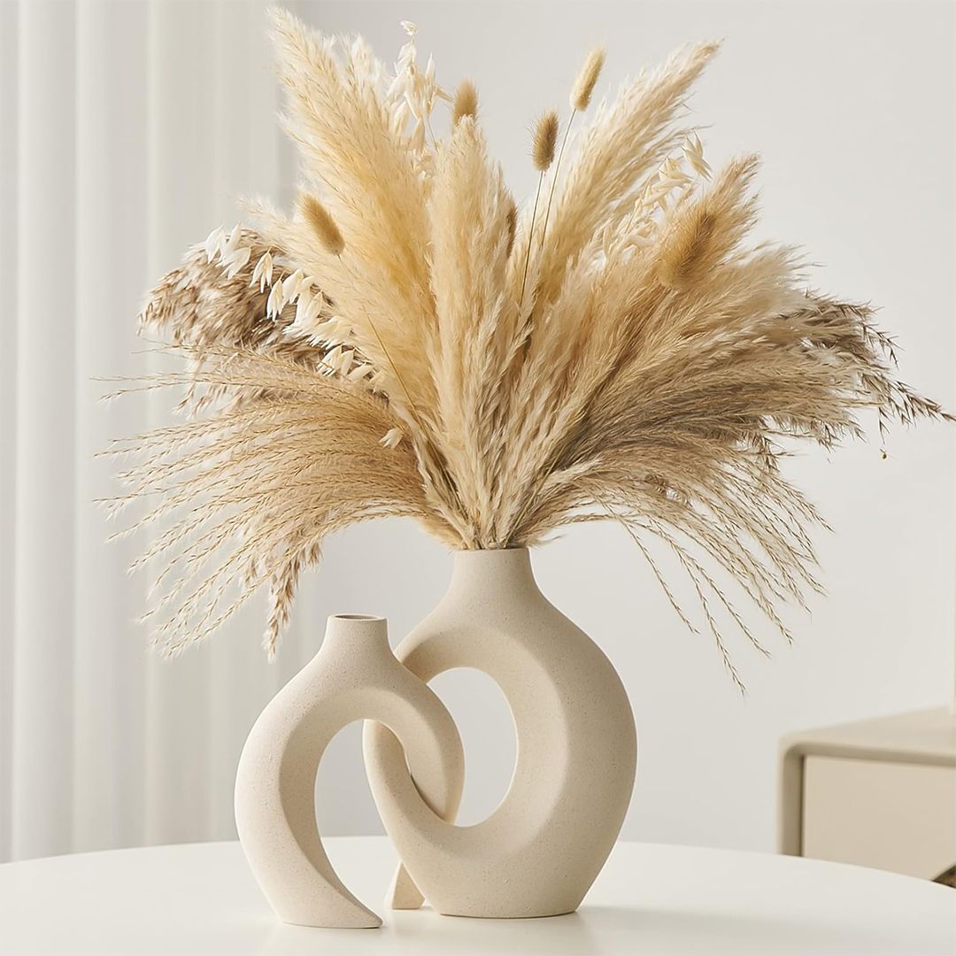Ceramic Vase with Interlocking Design product thumbnail 2