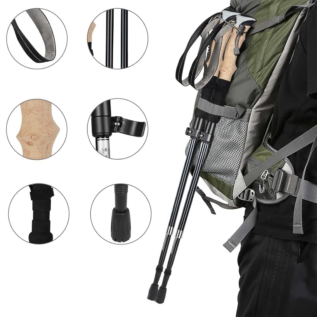 عصا المشي والتسلق القابلة للتمدد - 4