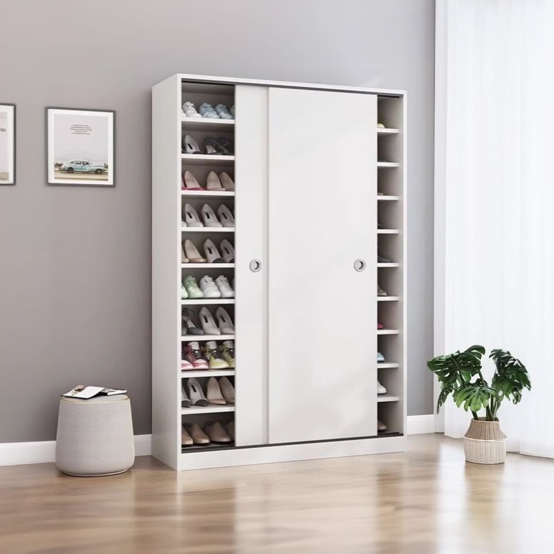 Wooden Cabinet With Shoe Shelves product thumbnail 7