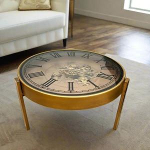 طاولة كلاسيكية بتصميم ساعة تروس فاخرة - 5