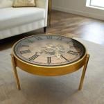طاولة كلاسيكية بتصميم ساعة تروس فاخرة - 4