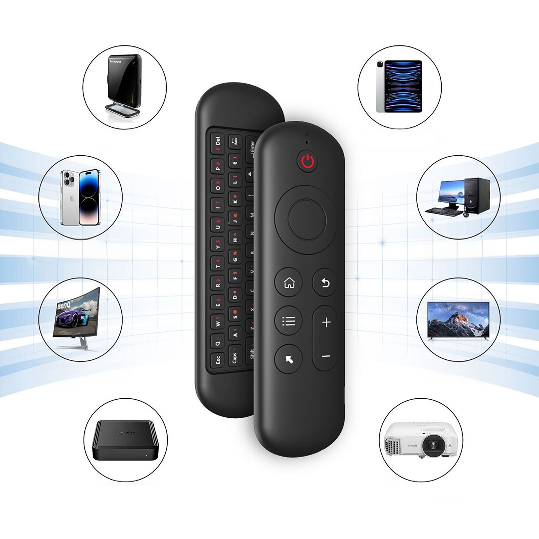 جهاز تحكم لاسلكي مُضيء M5 مع كيبورد - 3