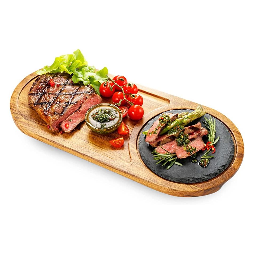 Steak Serving Board with Slate Stone product thumbnail 7