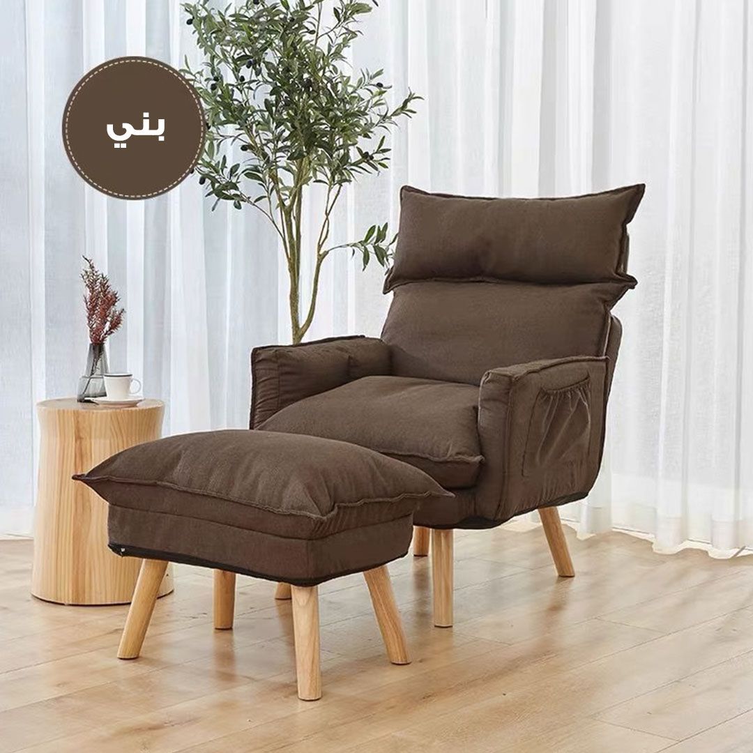 Adjustable Backrest Sofa With Footrest product thumbnail 17