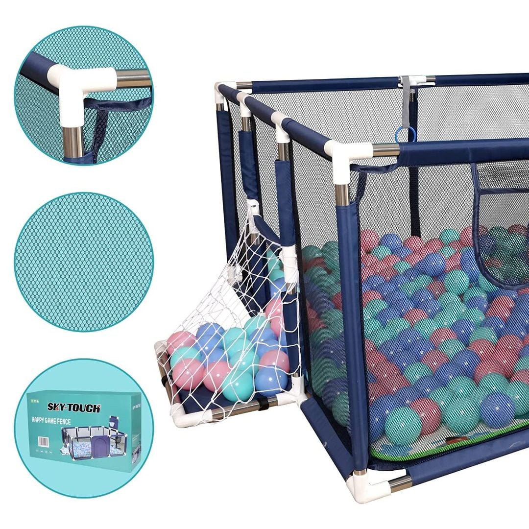 Baby Playpen with Basketball - 6