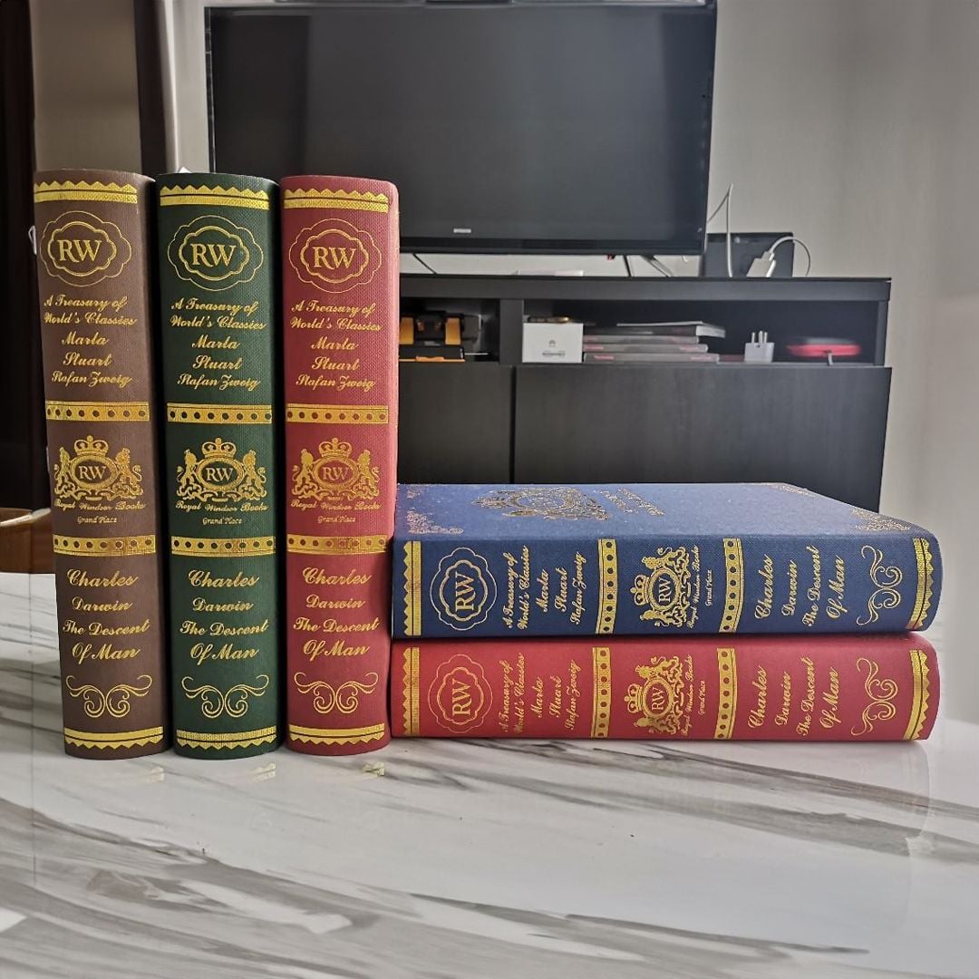 مجموعة ديكور الكتب العتيقة - 6