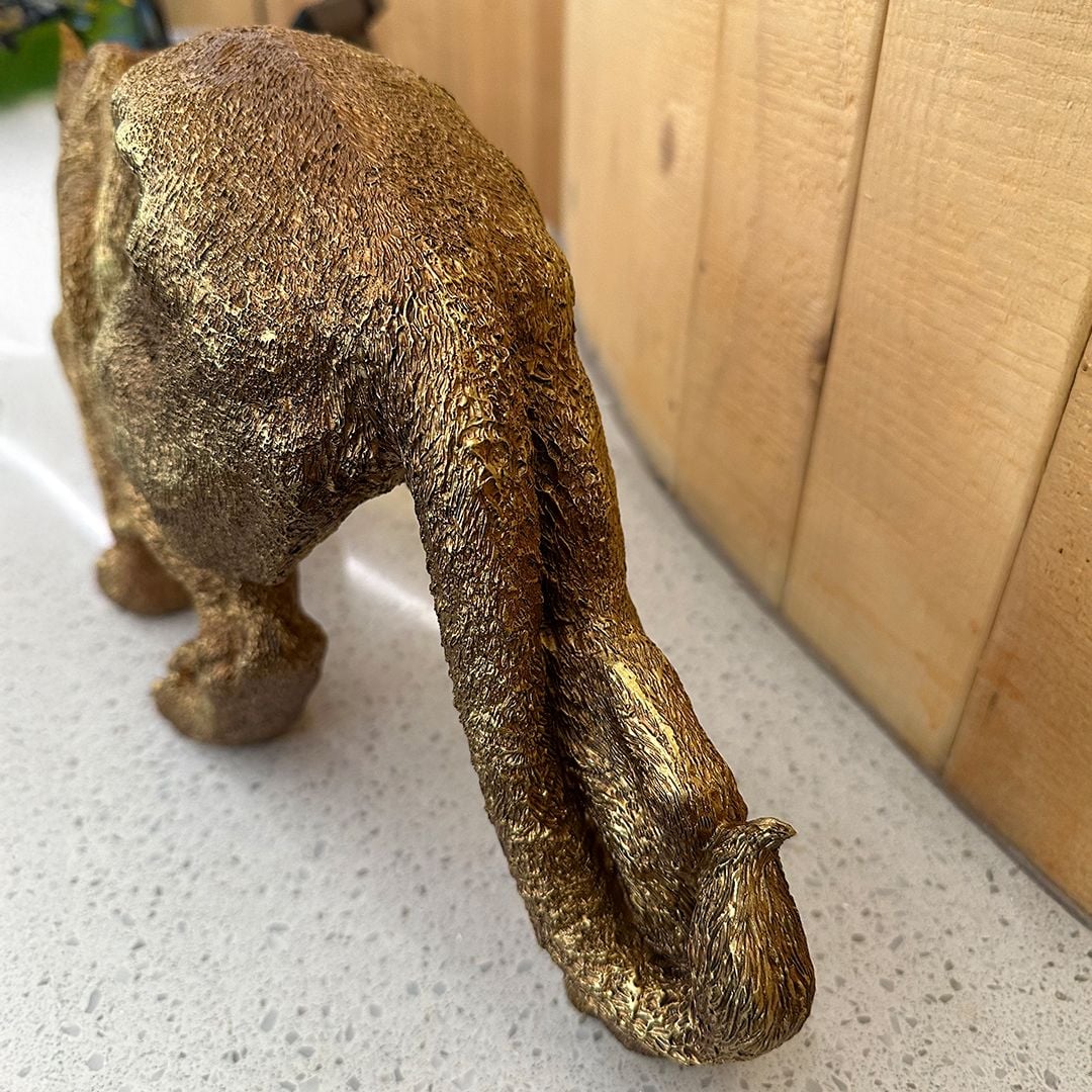 Golden Leopard Tiger Statue product thumbnail 7