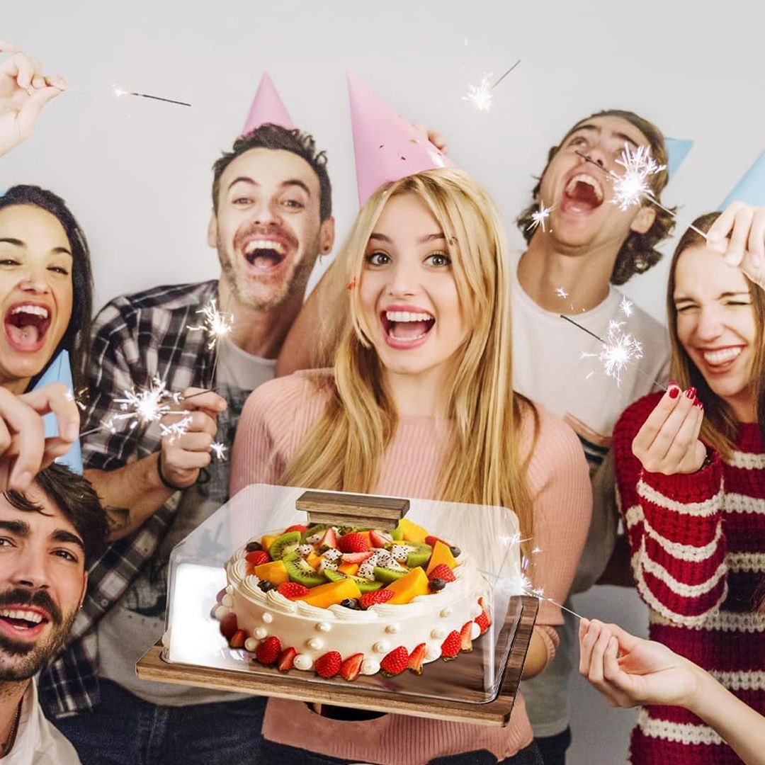 بلاتر التقديم الخشبي مع غطاء - 11