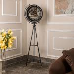 ساعة أرضية بتصميم تروس فني فاخر