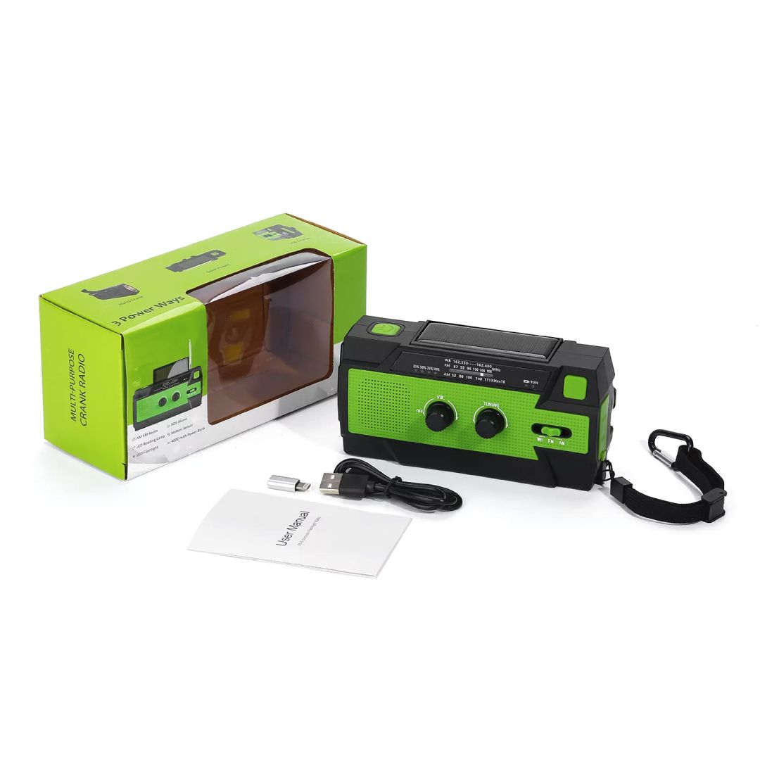Solar Powered Rechargeable Radio product thumbnail 4