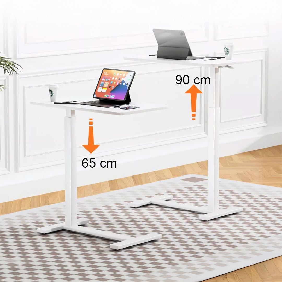 طاولة كمبيوتر جانبية متحركة - 9