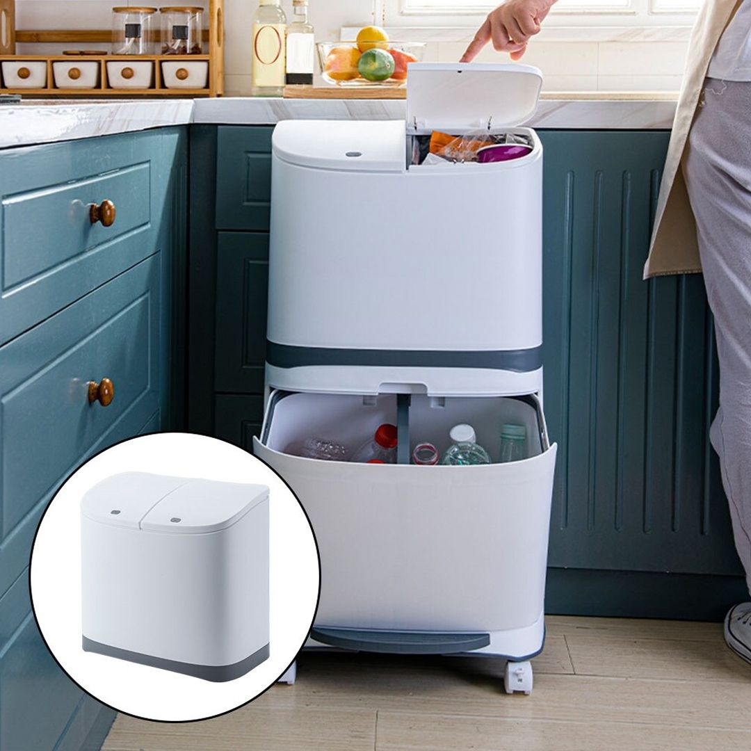 Three Compartment Kitchen Trash Can product thumbnail 7