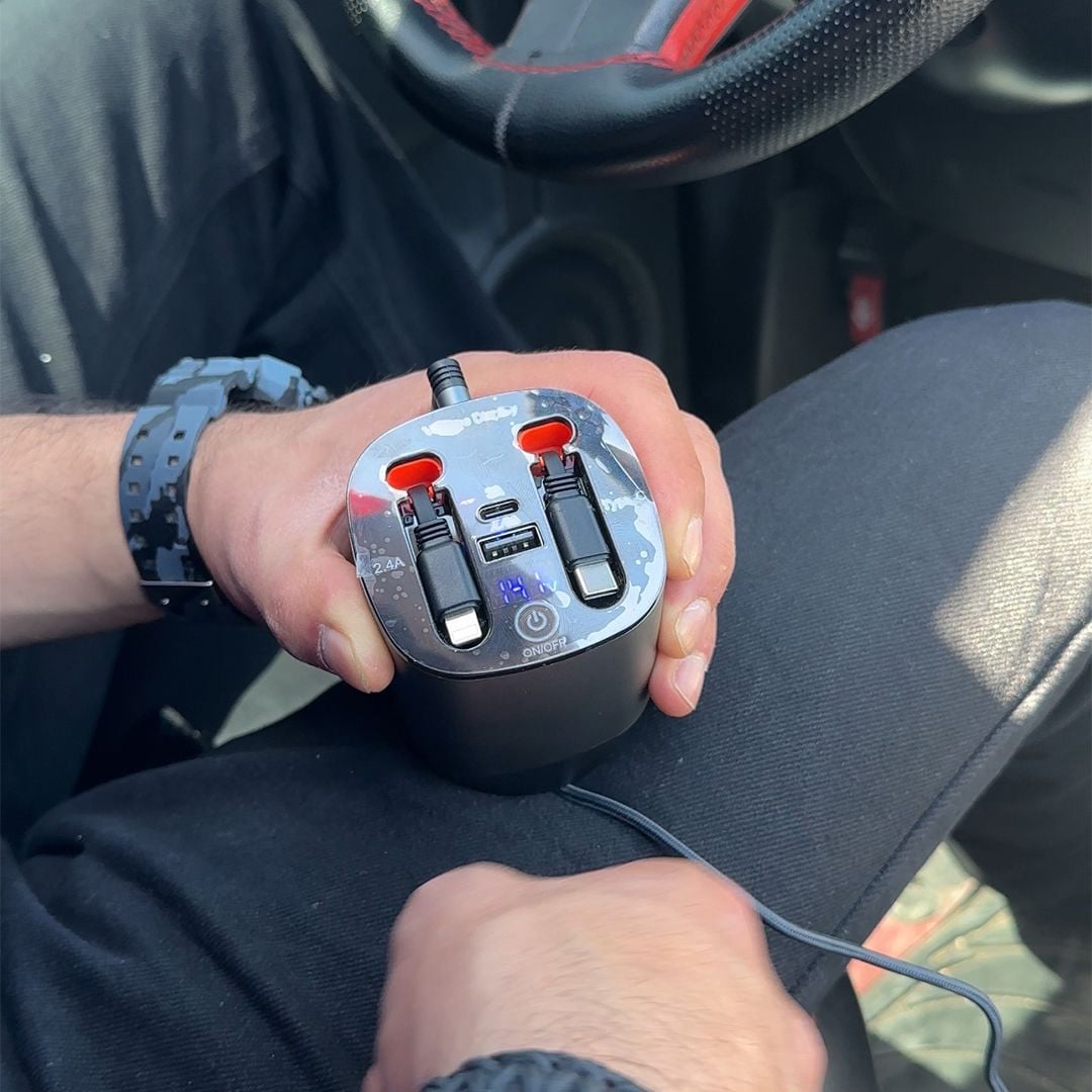 شاحن سيارة سريع 4 في 1 - 3