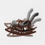 كرسي هزاز خشبي - 5