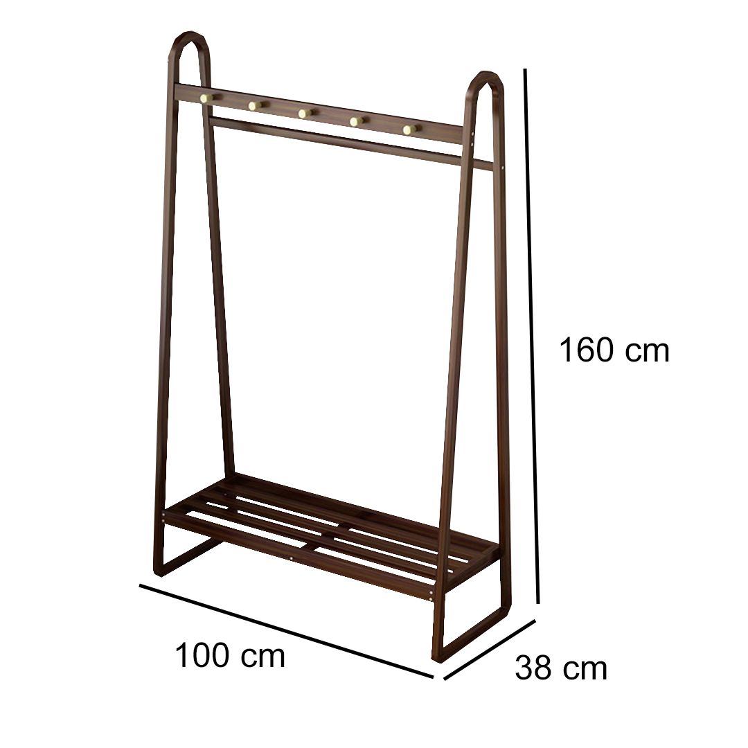 Hanger With Bottom Shelf For Hanging Clothes product thumbnail 12