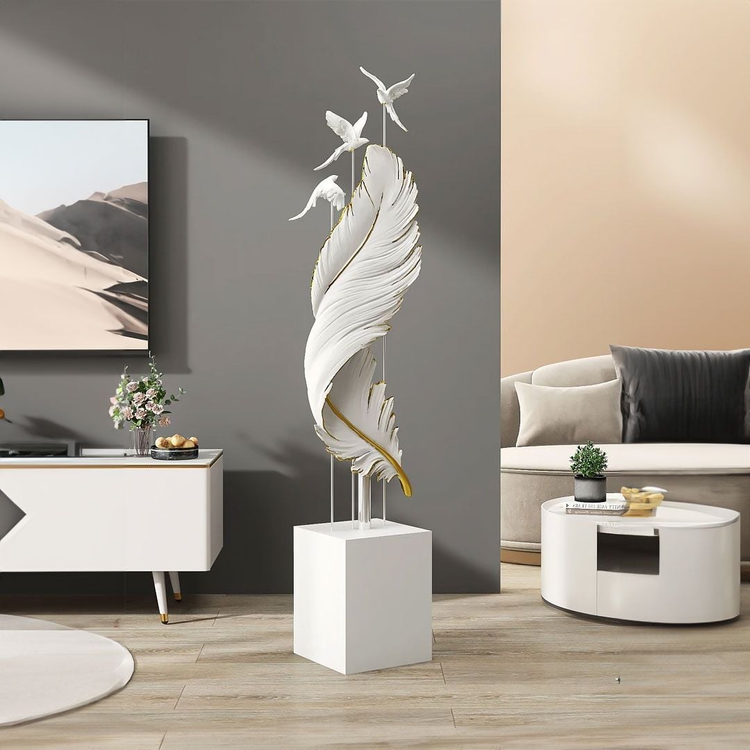 Feather Decor Statue With Bluetooth product thumbnail 3