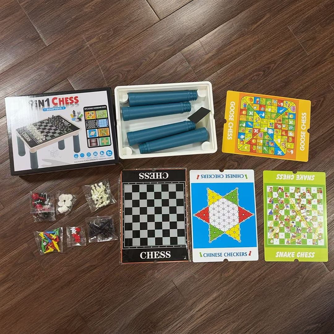 طاولة الألعاب التعليمية 9 في 1 للأطفال - 15