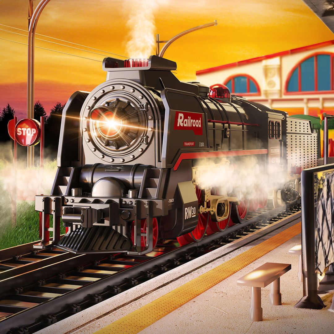 لعبة قطار كهربائي كلاسيكي - 14