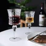 طقم تقديم كريستال مع ستاند للكؤوس - 10