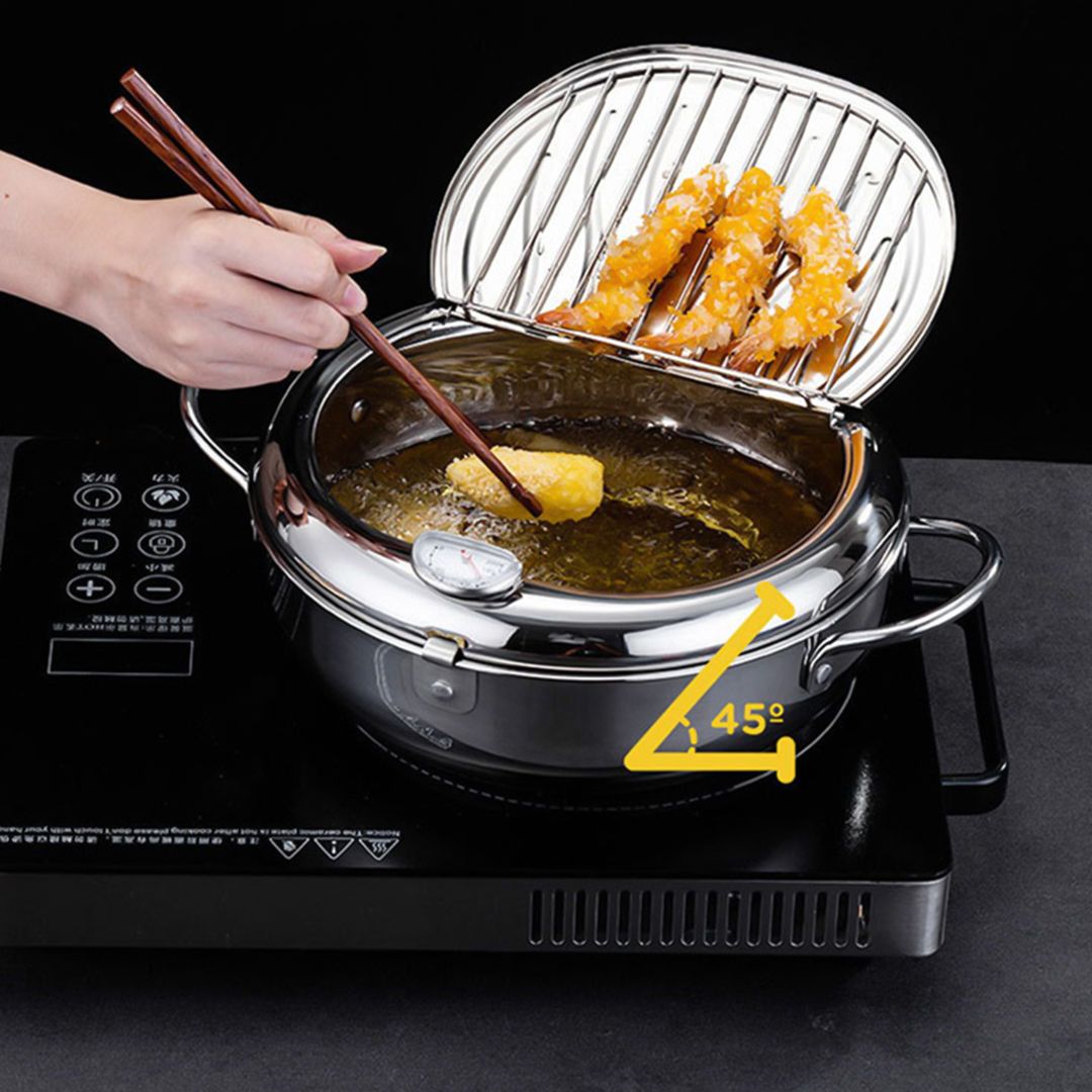 Stainless Steel Deep Frying Pot product thumbnail 6