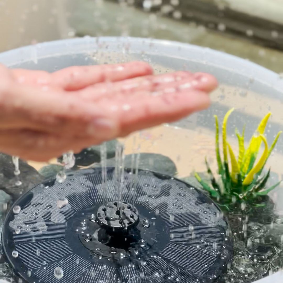 النافورة المُضيئة على الطاقة الشمسية - 31